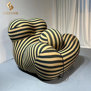 Modern sıkıştırma bebek kanepesi sandalye accent salonu sandalye osmanlı recliner uzanmış koltuklar eğlence sandalye oturma odası için - Product Image 3