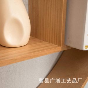 Wooden Floating <b>Shelf</b> Circular <b>Wall</b> <b>Mounted</b> Storage Rack Multi Layer Display <b>Shelves</b> For Entryway Decorative Organizer - Product Image 3
