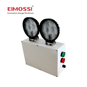 IP65 3000lm lampu darurat kepala ganda 5000mAh isi ulang 2X14W LED tahan debu & lampu sorot ganda tahan kelembaban 1.5 jam - Product Image 1