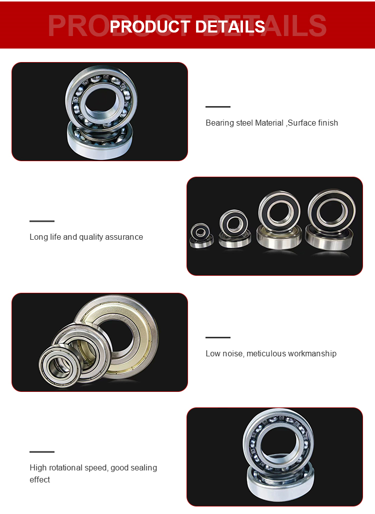 High Precision NSK Bearing 6201ZZCM - Deep Groove Ball