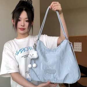 Bolso bandolera y bandolera de lona de color brillante para mujer - Product Image 3