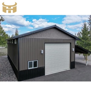 Thiết kế hiện đại chất lượng cao prefab thép xe nhà để xe ngoài trời & trong nhà kho kim loại - Product Image 1