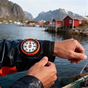 Kompas Carabiner Mini untuk Kalung Hewan Peliharaan, Tag Anjing, dan Perlengkapan Hewan untuk Petualangan Luar Ruangan bersama Hewan Peliharaan - Product Image 3