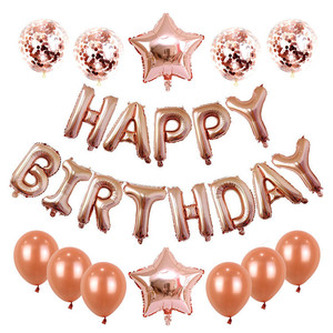 Set di Palloncini in Alluminio per Compleanno, Set di Palloncini con Lettere e Numeri, Decorazione per Sfondo Festa di Compleanno - Product Image 3