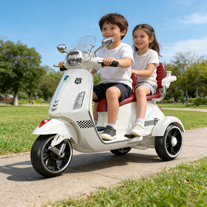 Voiture jouet télécommandée à double moteur, moto électrique pour enfants, musique Bluetooth, <span class=keywords><strong>tricycle</strong></span> <span class=keywords><strong>en</strong></span> plastique rechargeable pour tout-petits de 2 à 8 ans - Product Image 6