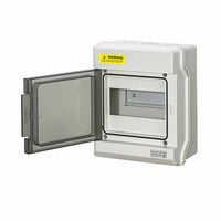 Boîtier de distribution électrique extérieur étanche à montage ouvert 12 voies série HT IP65 UL-V0 en ABS pour instruments électroniques