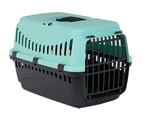 Trasportino per Animali Domestici Approvato dalle Compagnie Aeree, Grande Gabbia Portatile in Plastica con Ruote per Cani e Gatti, Consegna Rapida - Product Image 1