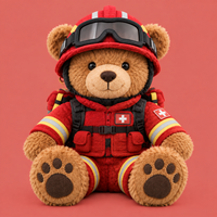 Ours en peluche tactique personnalisé OEM ODM, fabricant d'ours en peluche de style militaire, usine de fabrication d'ours en peluche uniformés personnalisés