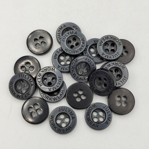 Tùy Chỉnh 18L Thương Hiệu Áo Sơ Mi Nút Laser Khắc Logo Thương Hiệu Nhựa Ngọc Trai Nhựa Nút Cho Nam Giới Polo - Product Image 2