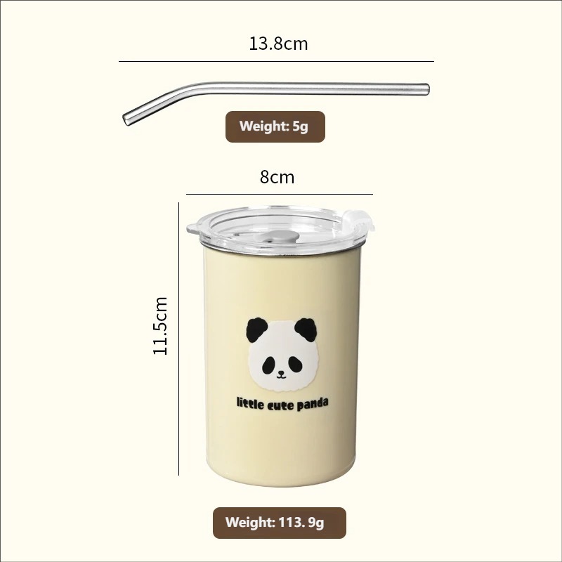 Tasse Panda Beige (Style mi-long)