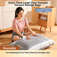 Sacs de rangement sous vide avec pompe électrique, lot de 12, réutilisables, pour vêtements, chemises, pantalons, robes, rangement domestique