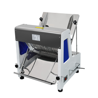 Machine à trancher le pain commerciale, électrique, en acier inoxydable, pour boulangerie, restaurant, café, boulangerie-pâtisserie