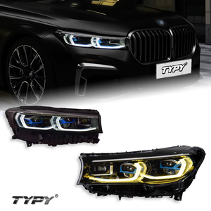 TYPY Nouveau 12V 6000K pour 2016-2018 pour Série 7 G11/G12 Pas de remplacement de pare-chocs requis Mise à niveau vers des yeux d'ange LED dorés - Product Image 1