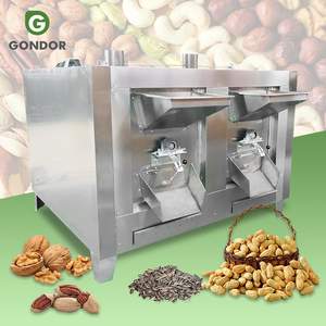 Máquina Tostadora de Tambor de Alta Calidad para Soja, Granos, Sésamo, Castañas, Cacahuetes y Almendras, 100 kg/h - Product Image 1