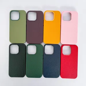 Pebbled Leather Cell Phone Case for iPhone 2491