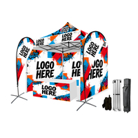 Individuell Bedrucktes 4x4m Dach Aluminium-Rahmen Pop-up Display Werbe-Faltzelt für Outdoor-Partys & Hochzeiten