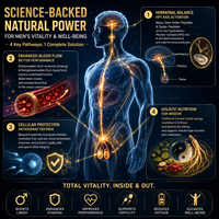 Capsules de racine de Maca pour l'agrandissement masculin, stimulant érectile, complément alimentaire naturel à base de plantes, endurance longue durée et effet exceptionnel
