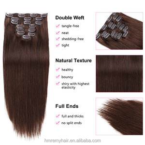 คลิปอินขนาด 14 นิ้ว # <span class=keywords><strong>ต</strong></span>่อ<span class=keywords><strong>ผม</strong></span>แท้ 2 สี พร้อมส่ง 100 กรัม/8 ชิ้น/ชุด พร้อมคลิป 17 ชิ้น <span class=keywords><strong>ต</strong></span>่อ<span class=keywords><strong>ผม</strong></span>แบบคลิปอินสำหรับผู้หญิง แบบลอน - Product Image 5