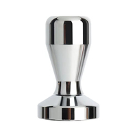 Tasseur à expresso en fer massif chromé, presse à café 51 53 58mm, outil pour porte-filtre, base plate, accessoire professionnel pour barista