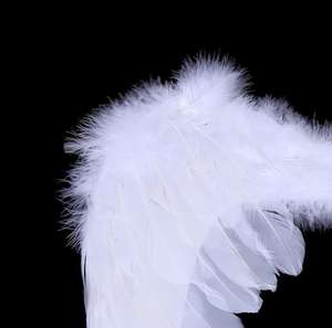 Перо Крылья Ангела маскарадный костюм для Хэллоуина взрослый Рождественский день рождения украшение 17,7 дюйма x 13,8 дюйма - Product Image 4