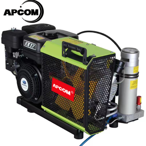 Compresseur d'air portable pour plongée sous-marine APCOM, prix usine, 300 bars, équipement de gonflage d'air respirable pour les clubs de plongée - Product Image 3