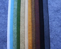 Feutre de laine 100 % fine coloré, disponible en plusieurs couleurs, matériau en laine, vente chaude directe usine