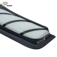 Protection capot en acrylique pour véhicule 4x4, ramasseur, déflecteur de fumée foncée, pièce de moteur pour Toyota Hilux Vigo 2011 — 2015