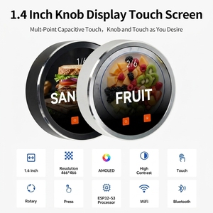 ESP32 S3 1.4 Inch 466*466 Amoled Circular Display Knob Smart Rotary Encoder With Touch Screen for Home ESP32 S3 ESP32 S3 - Product Image 1
