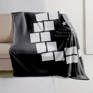 Couverture tricotée Raschel personnalisée avec impression photo DIY par presse à chaud, 20 15 9 6 panneaux, pour la <span class=keywords><strong>famille</strong></span>, avec pompons - Product Image 2