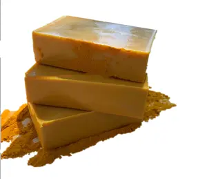 Private Label All Natural Kojic Acid with Turmeric Skin Soap Bar for Even Tone, Bright Complexion, Glowing Skin