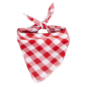 Serviette anti-bave à carreaux pour animaux de compagnie, style britannique, en tissu, foulard multicolore à carreaux pour animaux, bandana épais en coton pour chien - Product Image 6