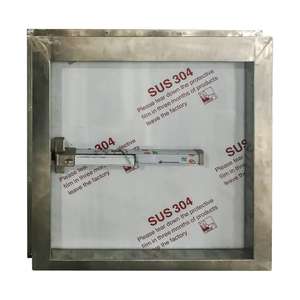 Puertas de Escape Ignífugas A60 Hechas a Medida, Puertas Industriales de Acero Inoxidable Marino 304 - Product Image 3