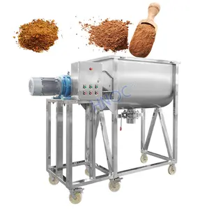 Engrais chimique Alimentaire Horizontal 200kg Mélangeur Industriel Ruban Farine Lavage Poudre Mélange Machine