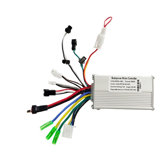 24-48V 350W BLDC Controller with Electronic Brake (No Brake Lever Needed) for Elderly Mobility Scooter & E-Scooter