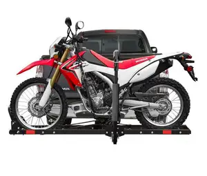 Çelik motosiklet rafları motosiklet römork taşıyıcı arka araba için raf