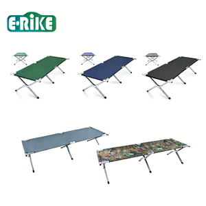 Cama <span class=keywords><strong>de</strong></span> Camping Plegable Ligera E-RIKE, Cama <span class=keywords><strong>de</strong></span> Campo Plegable Resistente <span class=keywords><strong>de</strong></span> 200 kg para Adultos - Product Image 1