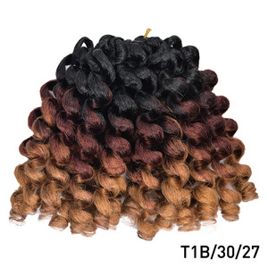 Oferta: Cabello Sintético para <span class=keywords><strong>Trenzas</strong></span>, Estilo Afro, Rizado, Pre-enlazado, de 8 Pulgadas, Corte Bob <span class=keywords><strong>Corto</strong></span>, C15 - Product Image 4