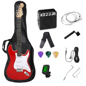 Set Chitarra Elettrica Professionale Surpass Music ST per Principianti con Amplificatore da 5 Watt, Disponibile per Vendita all'Ingrosso e Dropshipping - Product Image 5