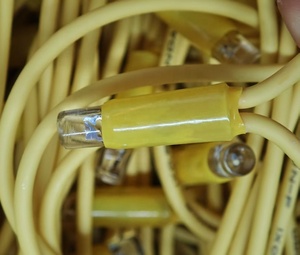 Cable de goma amarillo Pegamento Cadena de luces Forma de árbol de Navidad Boda Luces al aire libre IP65 a prueba de agua - Product Image 4