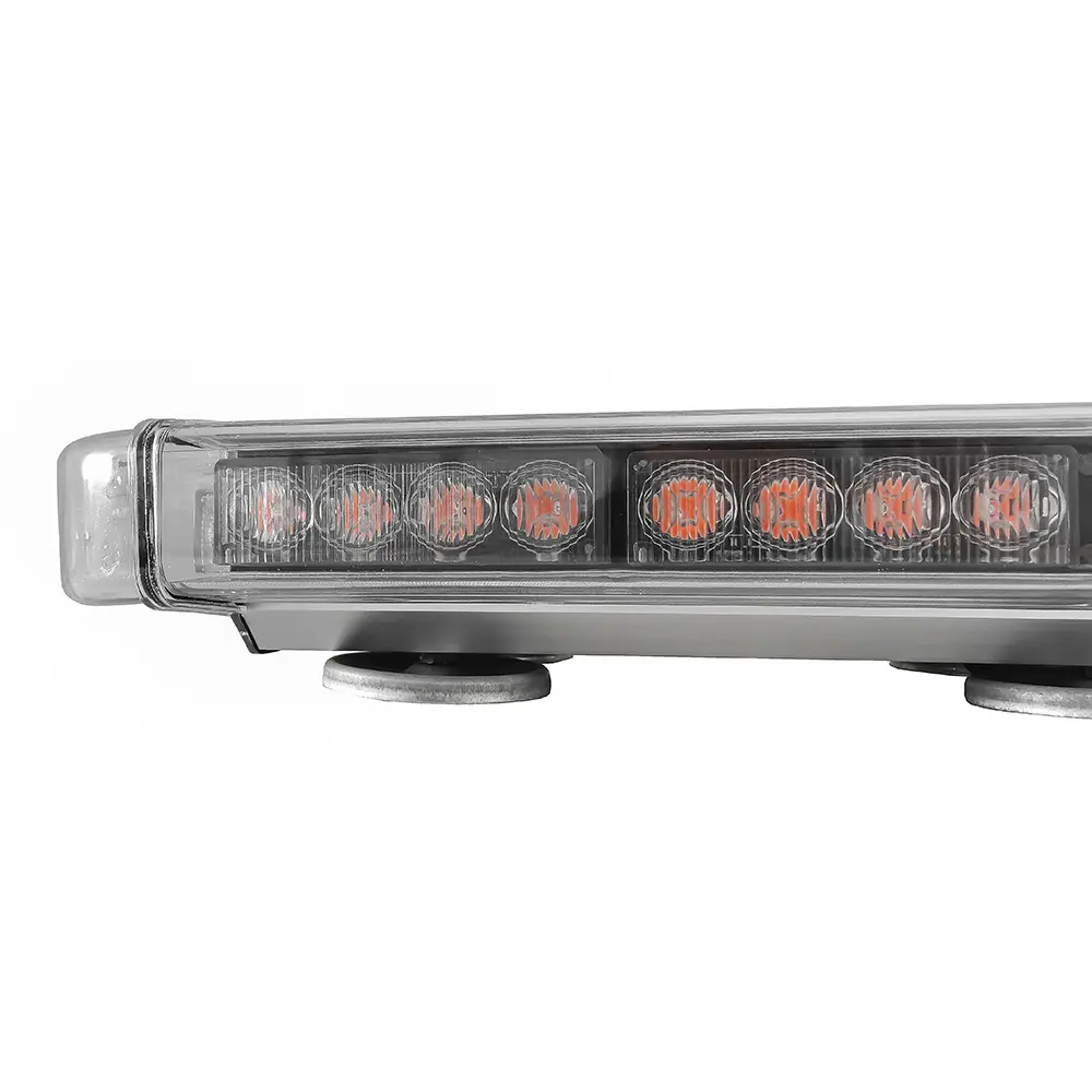 미니 Lightbar 블랙 알루미늄 21.5 "인치 40 LED 비상 경고등 방수 자석 LightBar 라이트 바