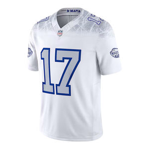 2025美式足球对战定制衬衫男女运动衫短青年制服运动服标志缝制刺绣 - Product Image 3