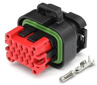 Connecteur automobile AMP ECU 14 broches 776273-1 / 776262-1 en cuivre, étanche, avec boîtier en nylon, fiche terminale femelle et mâle