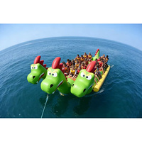 Bateau gonflable de sport nautique commercial, type Dragon Banana Boat