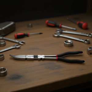 115 Clp <b>Plier</b> With Long Reach And Curved Jaws For Precise Grip And Handling - Product Image 3