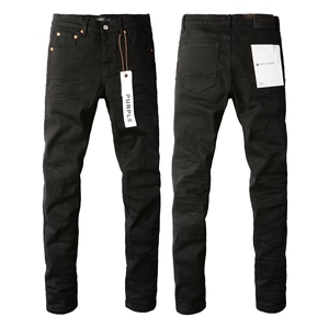 <span class=keywords><strong>Jeans</strong></span> da <span class=keywords><strong>Uomo</strong></span> AM Ricamati Stile High Street, Elasticizzati Strappati a Gamba Stretta, Denim Casual Distressed Streetwear Lavato - Product Image 5