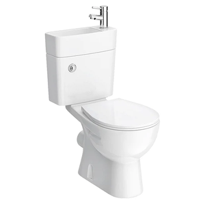 Cómoda dos en uno <span class=keywords><strong>Inodoro</strong></span> Seattle de cerámica occidental moderna personalizada <span class=keywords><strong>con</strong></span> lavabo combinado P-Trap para el baño - Product Image 4