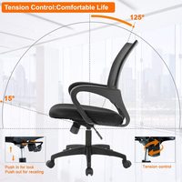 Chaise de bureau visiteur en maille de haute qualité avec accoudoirs, vente en gros