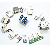 제조 업체 패널 마운트 마이크로 미니 usb 3.0 2.0 유형 c 남성 여성 충전 포트 c usb 커넥터