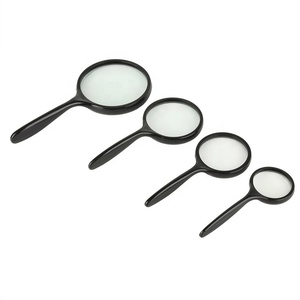 <span class=keywords><strong>100mm</strong></span> 3 배 대형 거울 돋보기 ABS 유리 렌즈 클래식 핸들 돋보기 플라스틱 독서 용 저렴한 돋보기 - Product Image 5