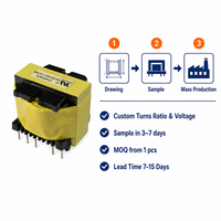 Transformateur planaire haute fréquence haute tension EE33 MV HV personnalisable pour fabricant professionnel